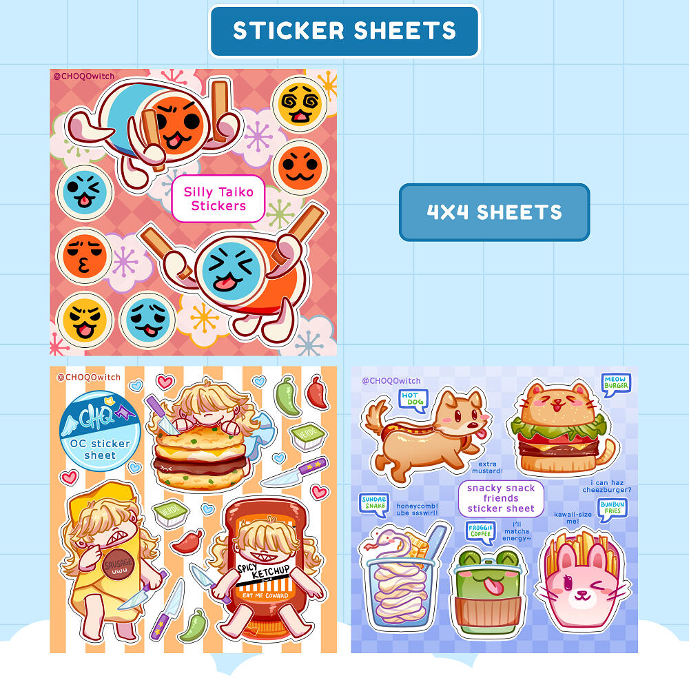 STICKER SHEETS
