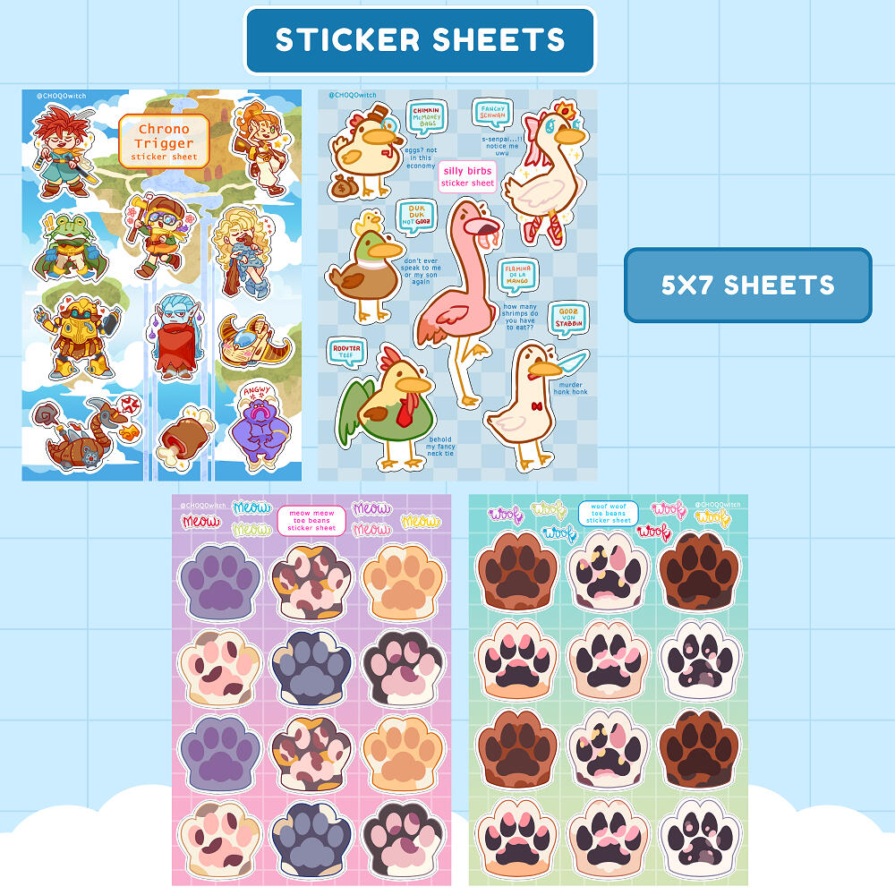 STICKER SHEETS